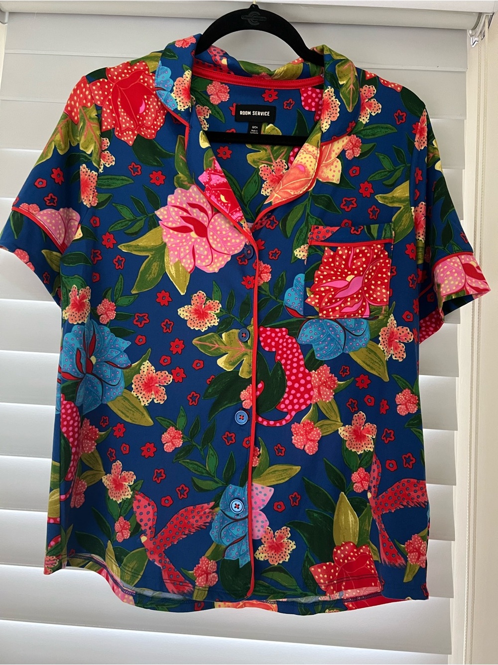 Women’s size small new room service pajama top